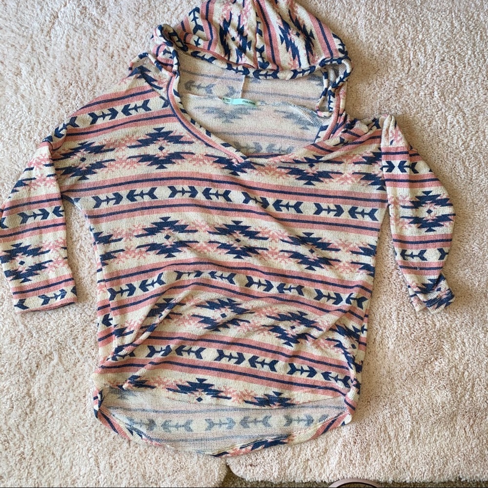 Aztec-Patterned Sweater - Picture 2 of 3